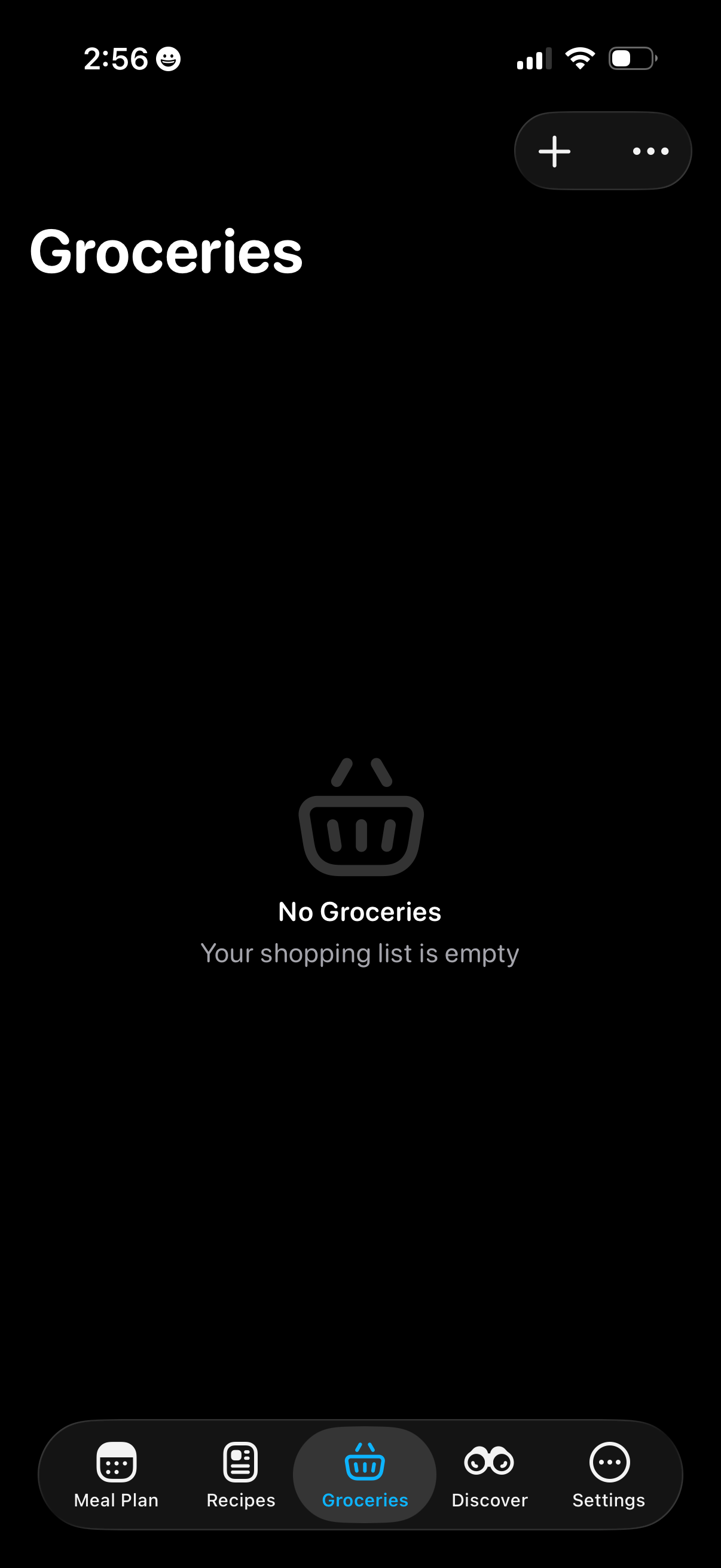 crouton empty-state screenshot